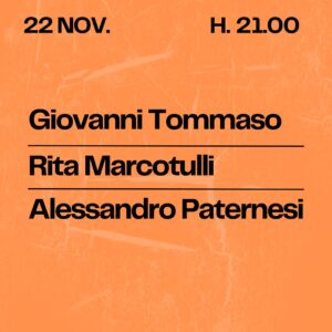 22 novembre: Tommaso, Marcotulli, Paternesi Trio – Teatro di Villa Lazzaroni